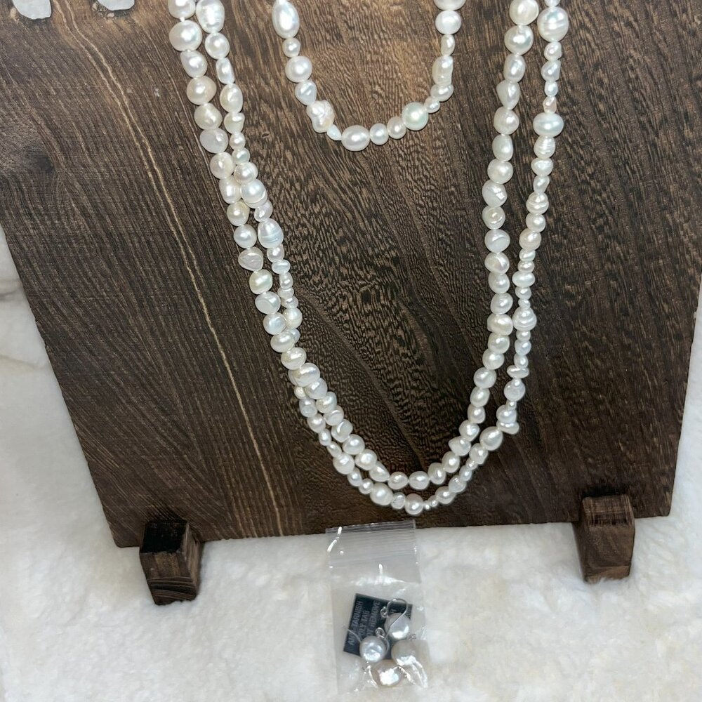 Fresh Water Pearl Jewelry Set - 4 pieces - NWT